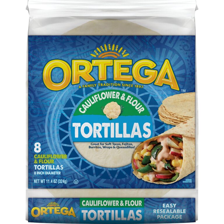 Cauliflower and Flour Tortillas Ortega Foods