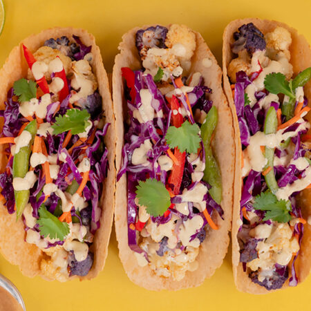Image of Vegetarian Cauliflower Tacos Recipe