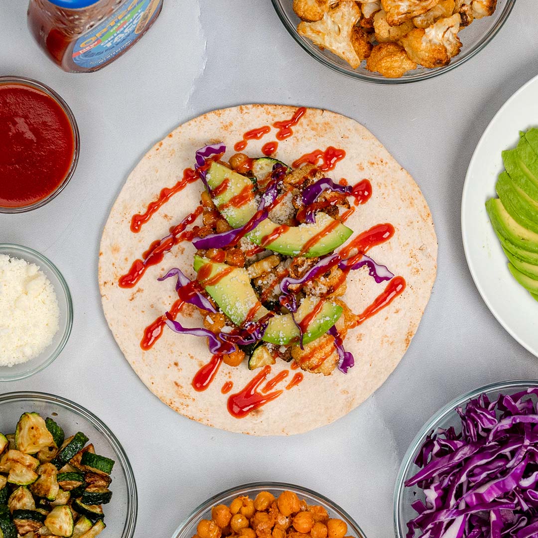 Crispy Zucchini, Chickpea, & Cauliflower Street Tacos