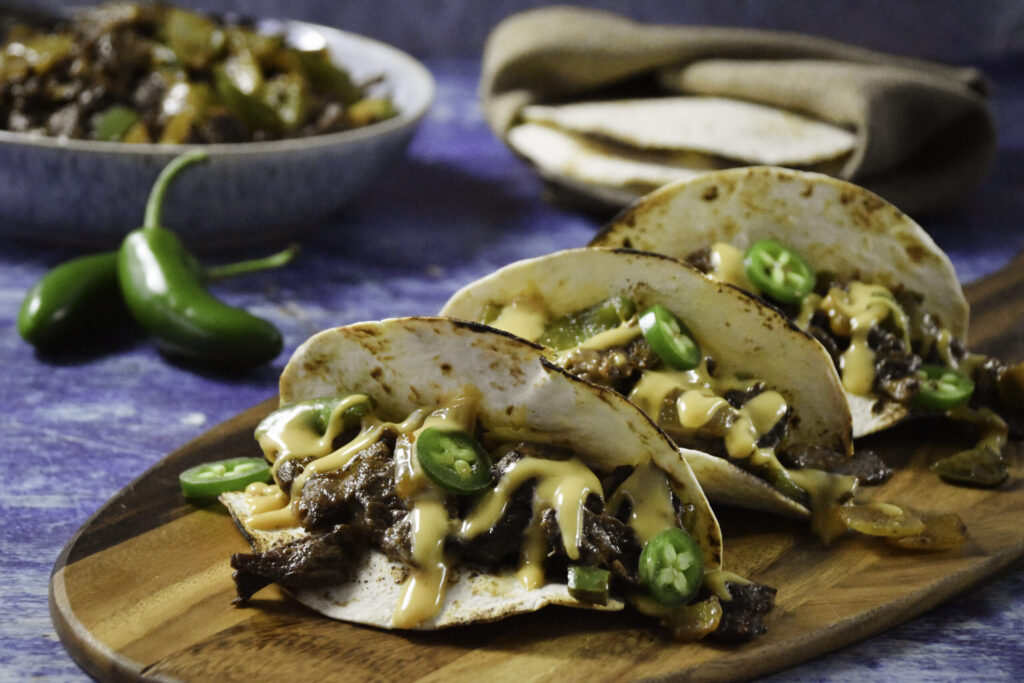 Cheesesteak Tacos