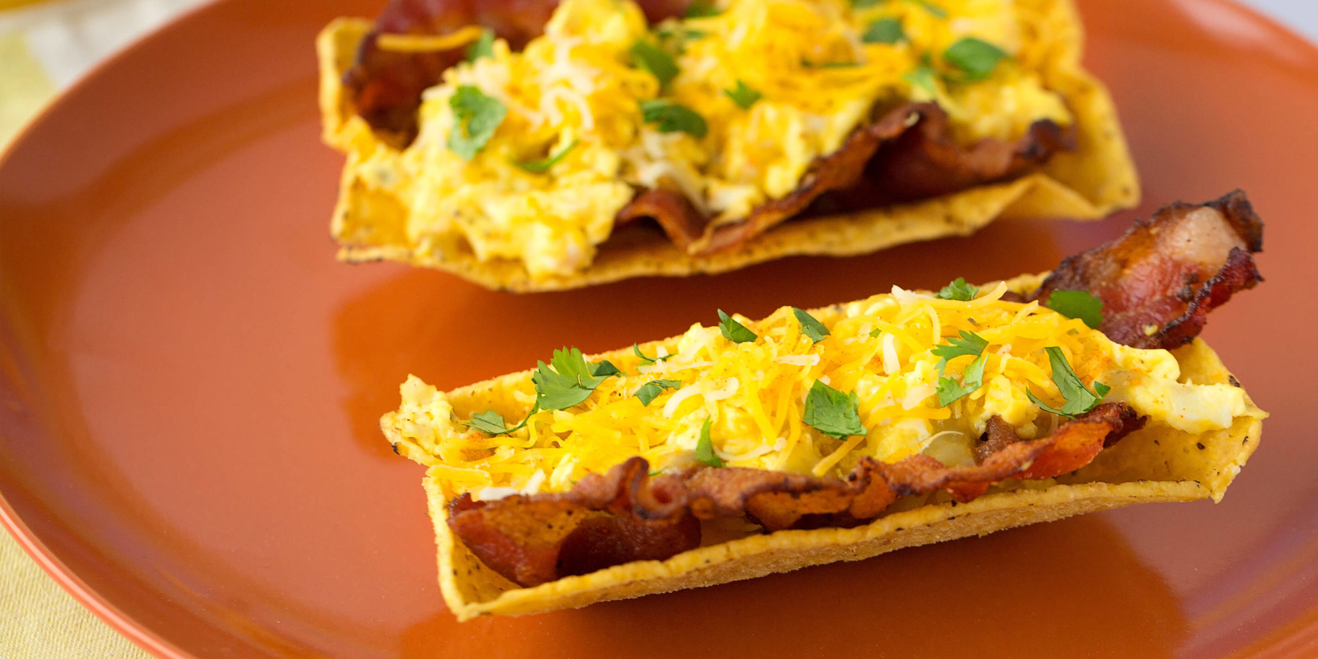 Bacon, Egg & Cheese Breakfast Fiesta Flats
