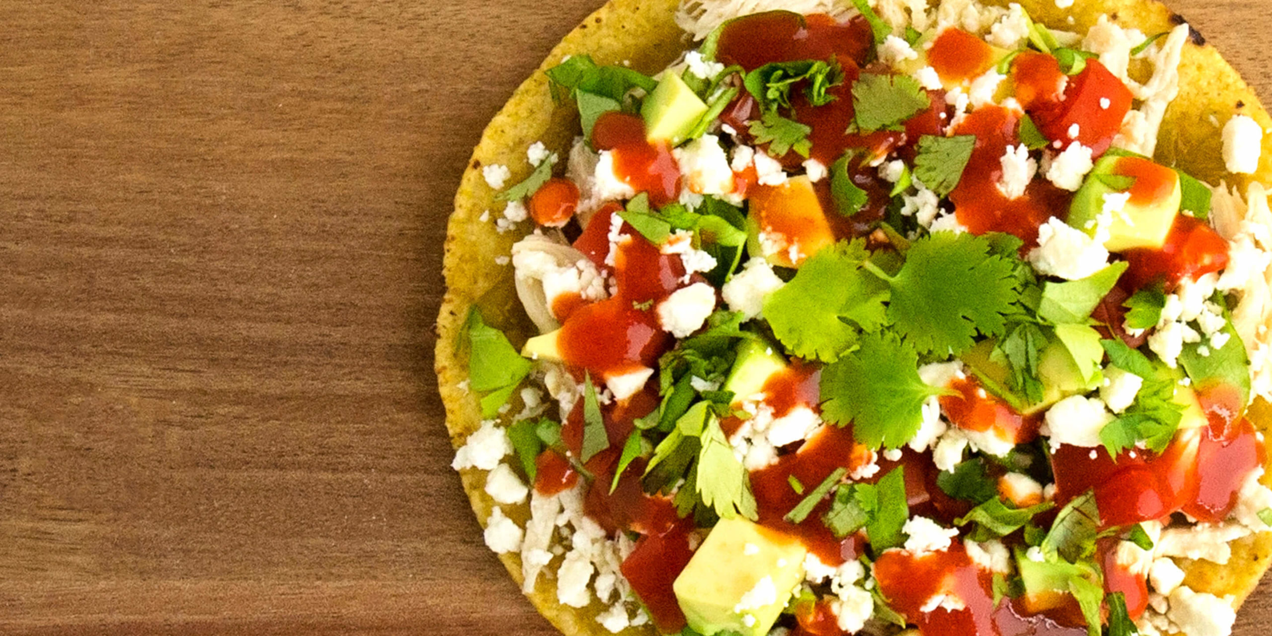 Easy Chicken Tostada