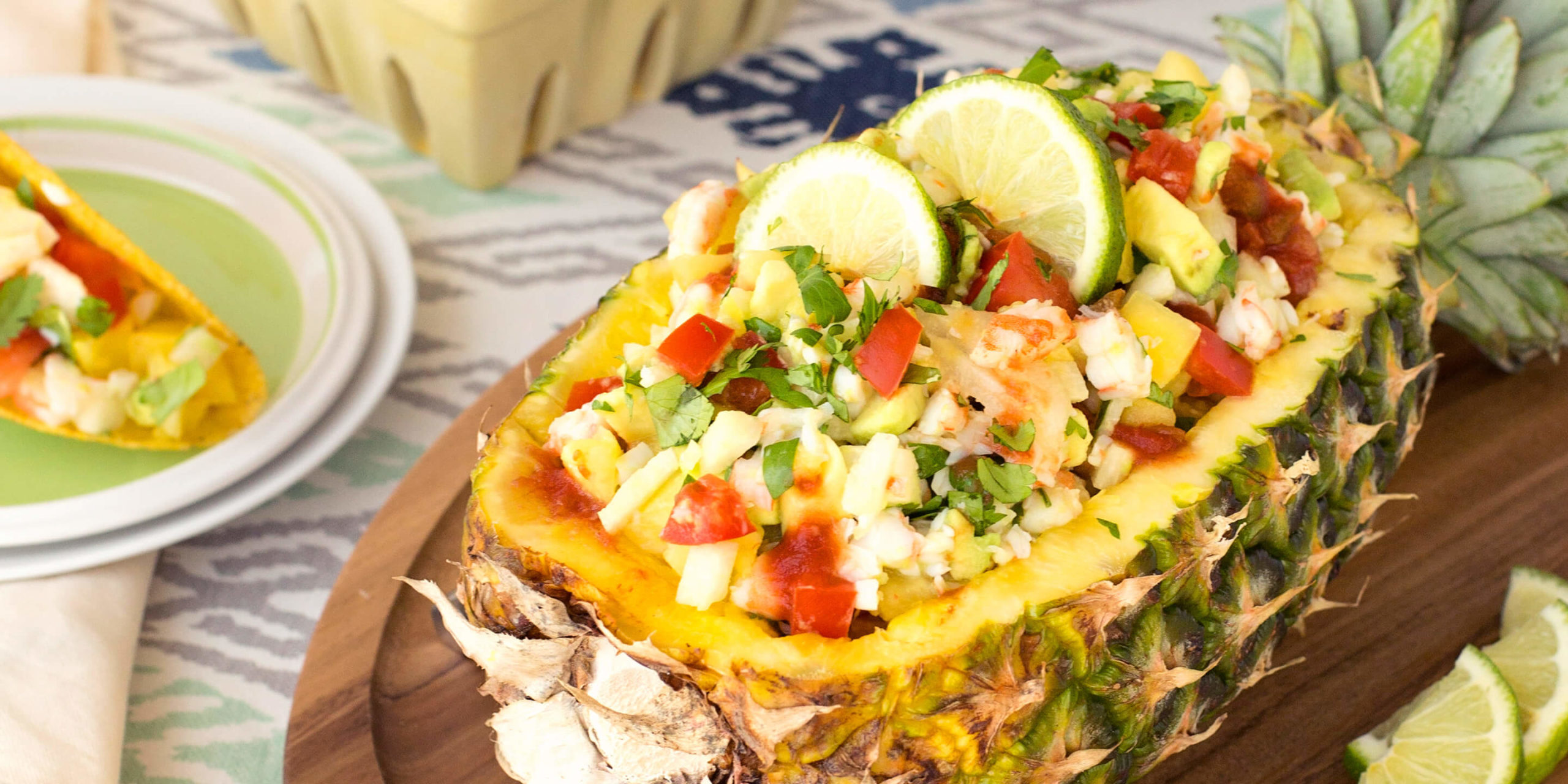 Pineapple Jicama Shrimp Ceviche