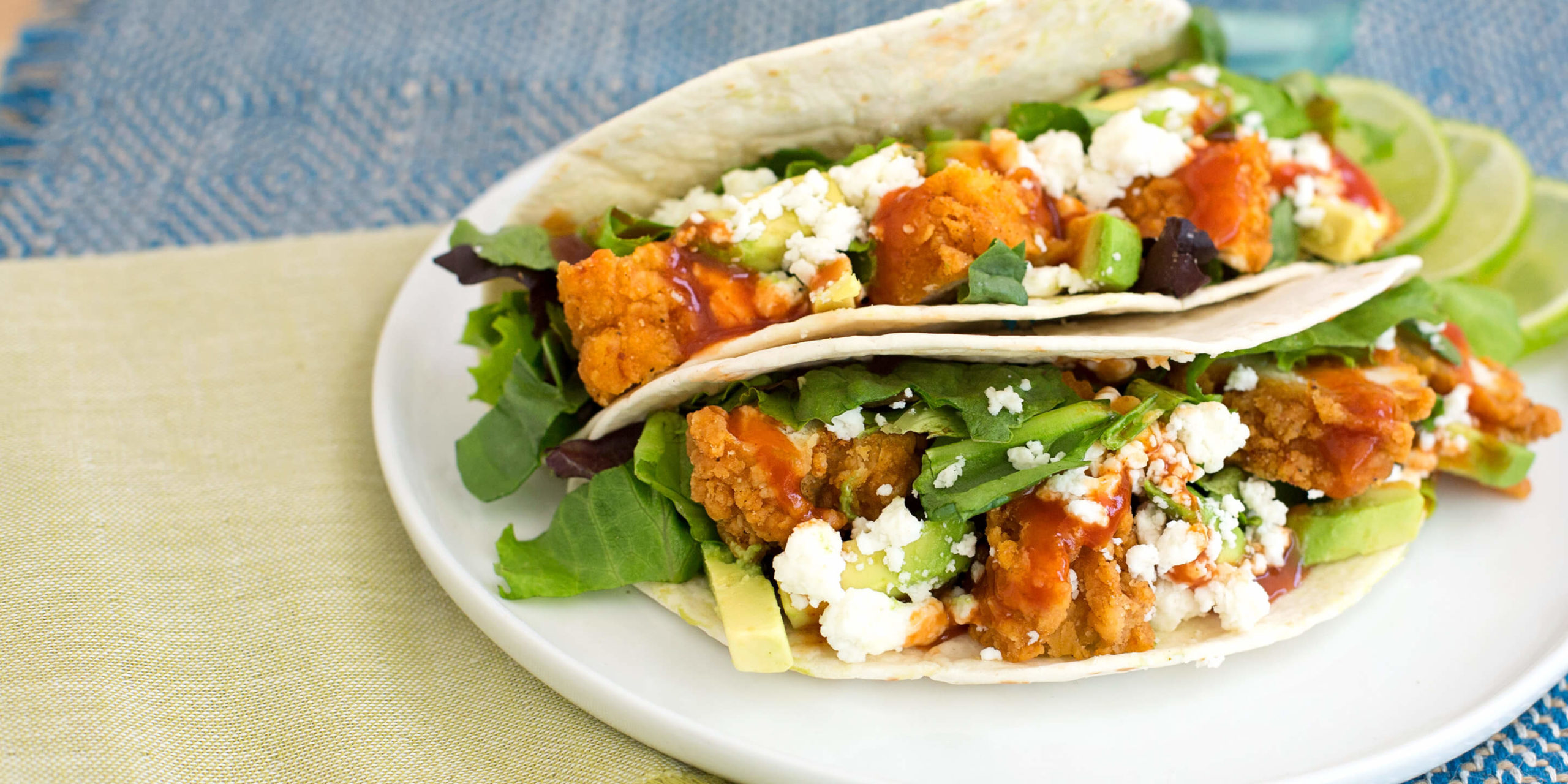 Spicy Crispy Chicken Tacos