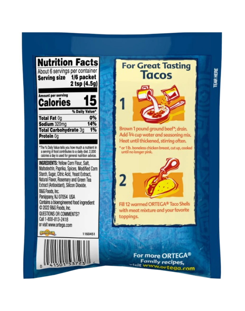 Taco Seasoning Mix Packet