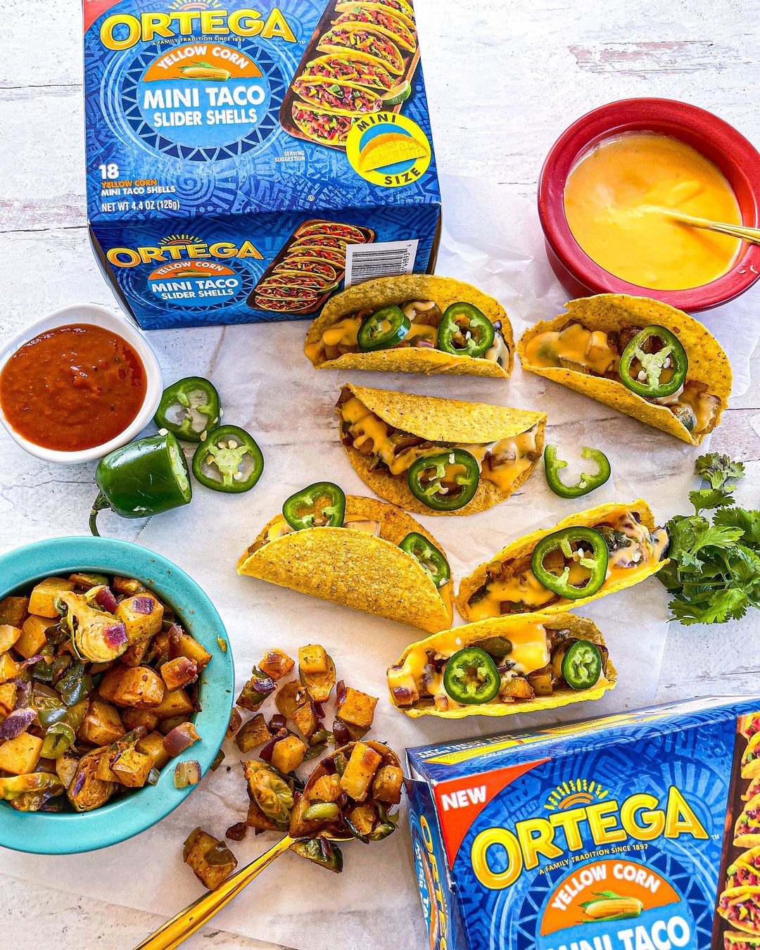 Roasted Potato Brussels Sprouts Taco