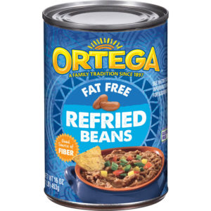 Enjoy the authentic taste of Ortega fat-free refried beans, WIC approved with just 120 calories per serving - A delicious addition to any Mexican-style meal and lower on carbs and calories for nutrition.