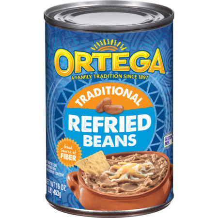 Ortega's canned Refried Beans are a traditional food staple that will become a tradition in your home too!