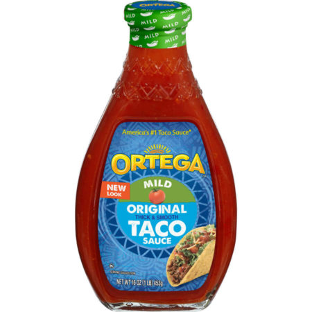 Ortega Mild Taco Sauce for Mexican meals made easy in a snap!