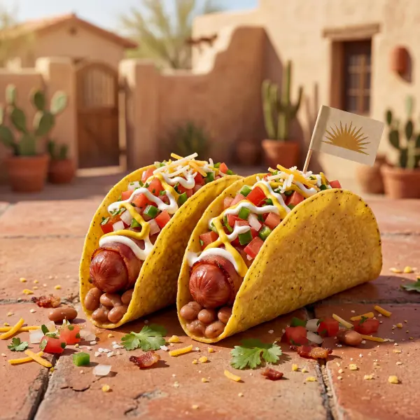 Sonoran <br>Hot Dog Taco
