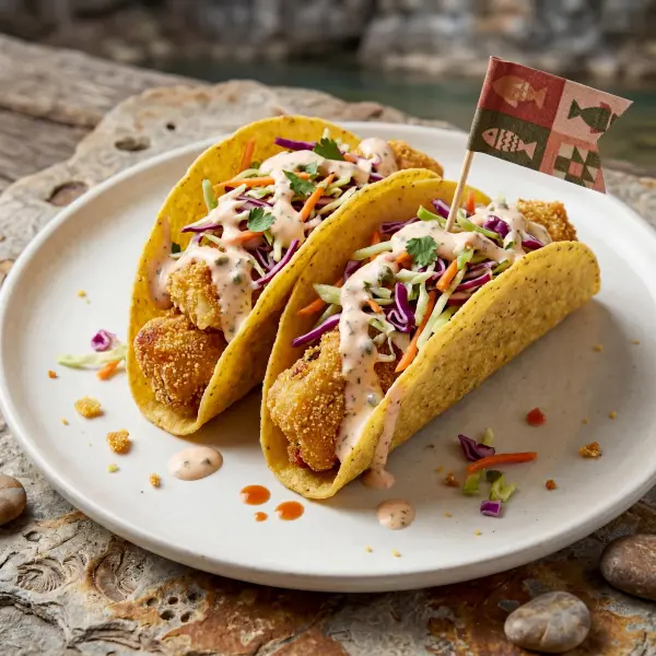 Fried <br>Catfish Taco