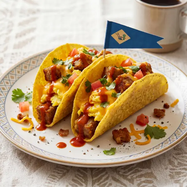 Scrapple Breakfast Taco