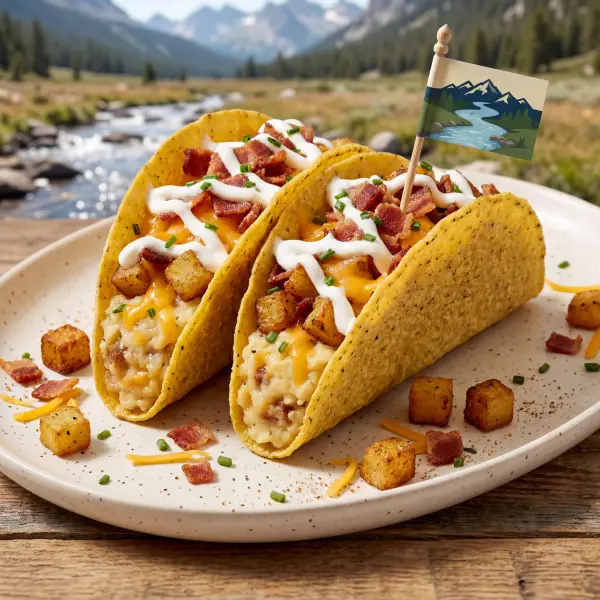 Loaded Baked Potato Taco