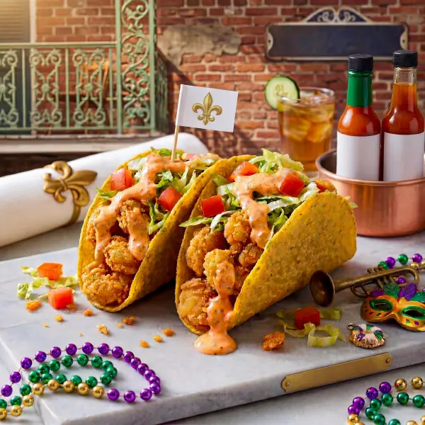 Shrimp <br>Po’Boy Taco