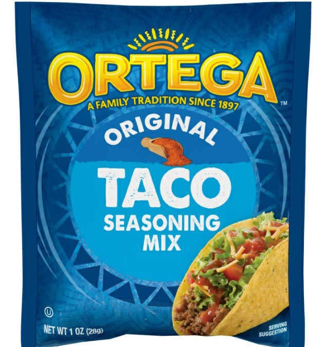 Taco Seasoning Mix Packet - Ortega®