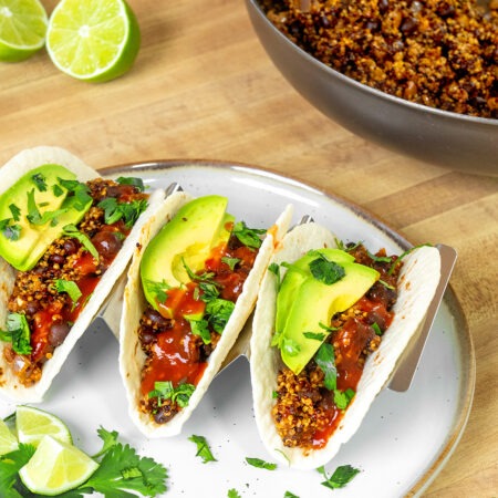 Image of Quinoa and Black Bean Street Tacos Recipe