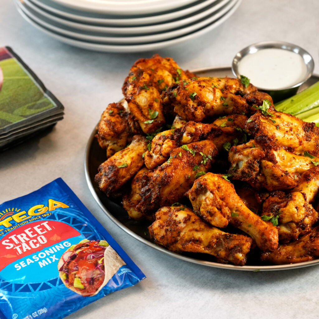 Tex Mex Wings. Game day wings.