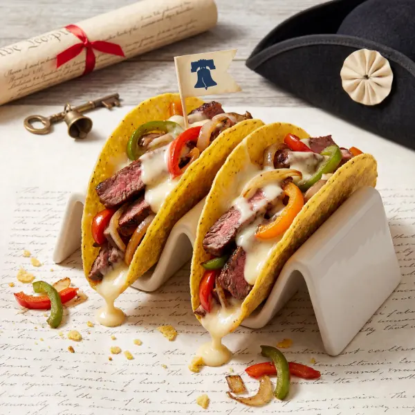 Philly Cheesesteak Taco