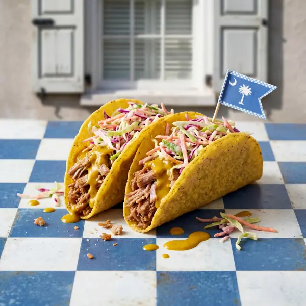 Mustard BBQ <br>Taco