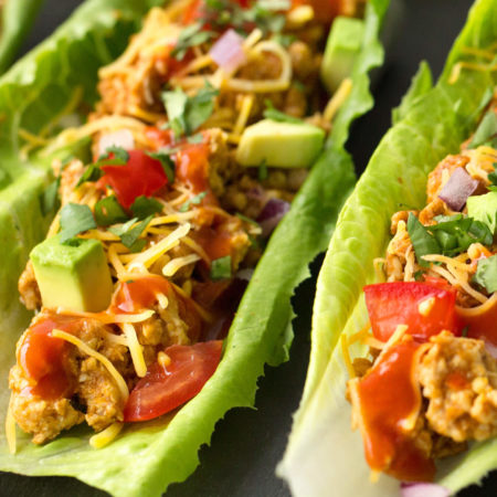 Image of Chicken Taco Salad Wraps Recipe