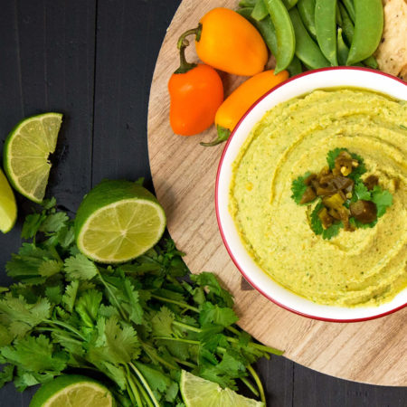 Image of Spicy Cilantro Hummus Recipe